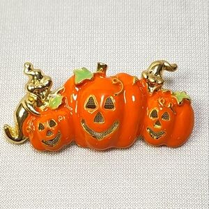 Jack O' Lantren and Ghost Brooch